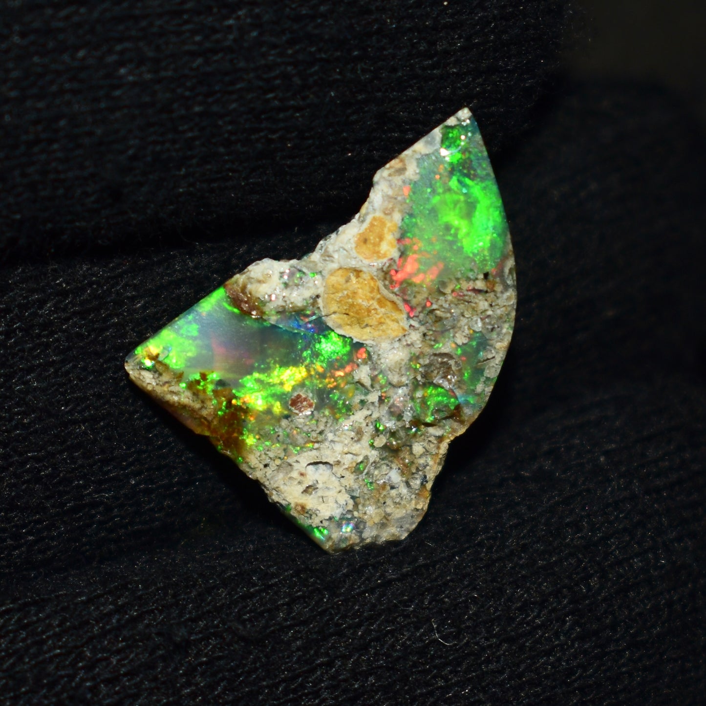 Black Opal Rough 7.40 Carats | Natural Ethiopian Opal Rough - Ready for Cutting & Jewelry | AAA Grade Opal Raw