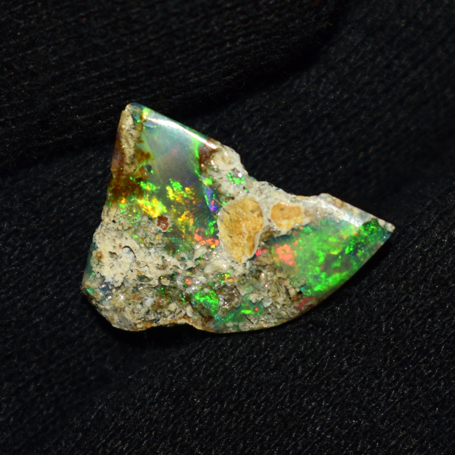 Black Opal Rough 7.40 Carats | Natural Ethiopian Opal Rough - Ready for Cutting & Jewelry | AAA Grade Opal Raw