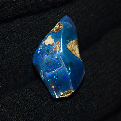 Black Opal Rough 8.10 Carats | Natural Ethiopian Opal Rough - Ready for Cutting & Jewelry | AAA Grade Opal Raw