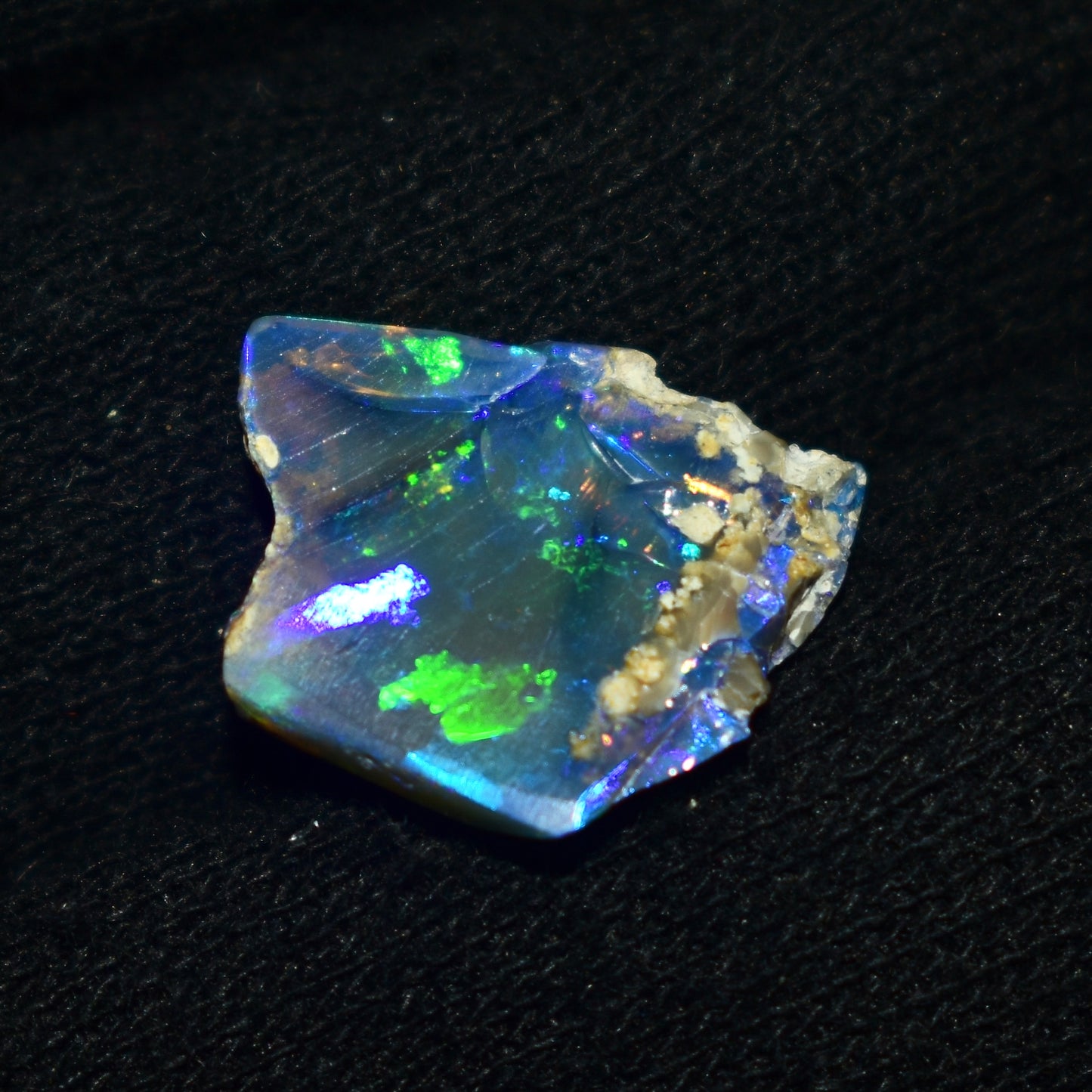 Black Opal Rough 5.75 Carats | Natural Ethiopian Opal Rough - Ready for Cutting & Jewelry | AAA Grade Opal Raw