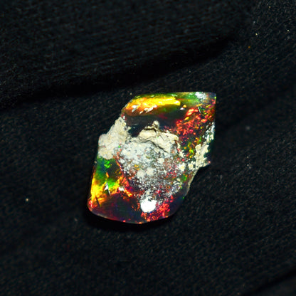 Black Opal Rough 7.25 Carats | Natural Ethiopian Opal Rough - Ready for Cutting & Jewelry | AAA Grade Opal Raw