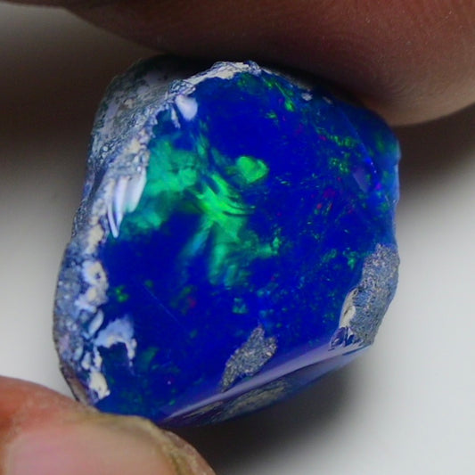 Rare Blue Opal 20.35 Carats | Natural Blue Ethiopian Opal Rough - Ready for Cutting & Jewelry!