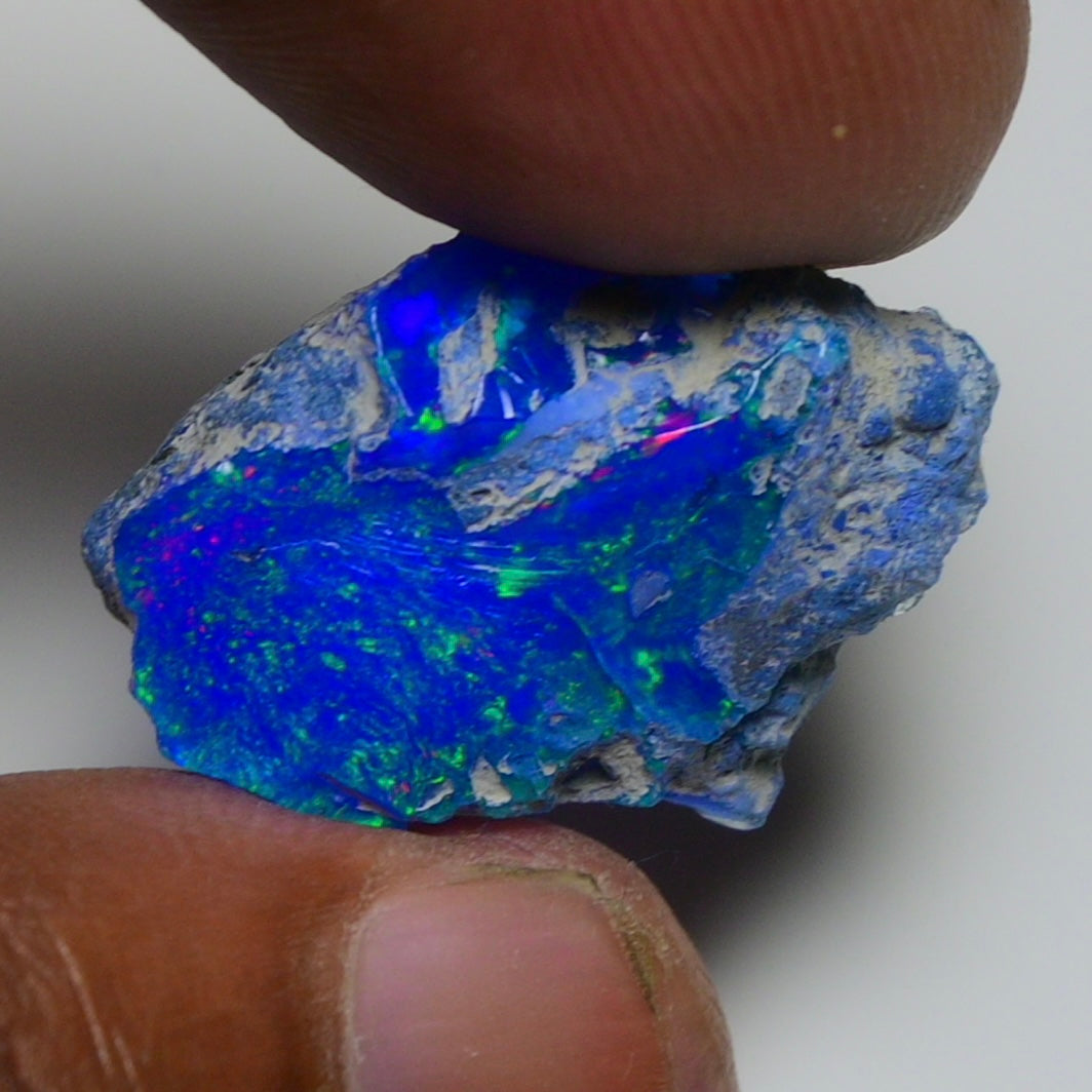 Rare Blue Opal 11.70 Carats | Natural Blue Ethiopian Opal Rough - Ready for Cutting & Jewelry!