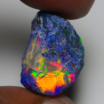 Rare Blue Opal 32.40 Carats | Natural Blue Ethiopian Opal Rough - Ready for Cutting & Jewelry!