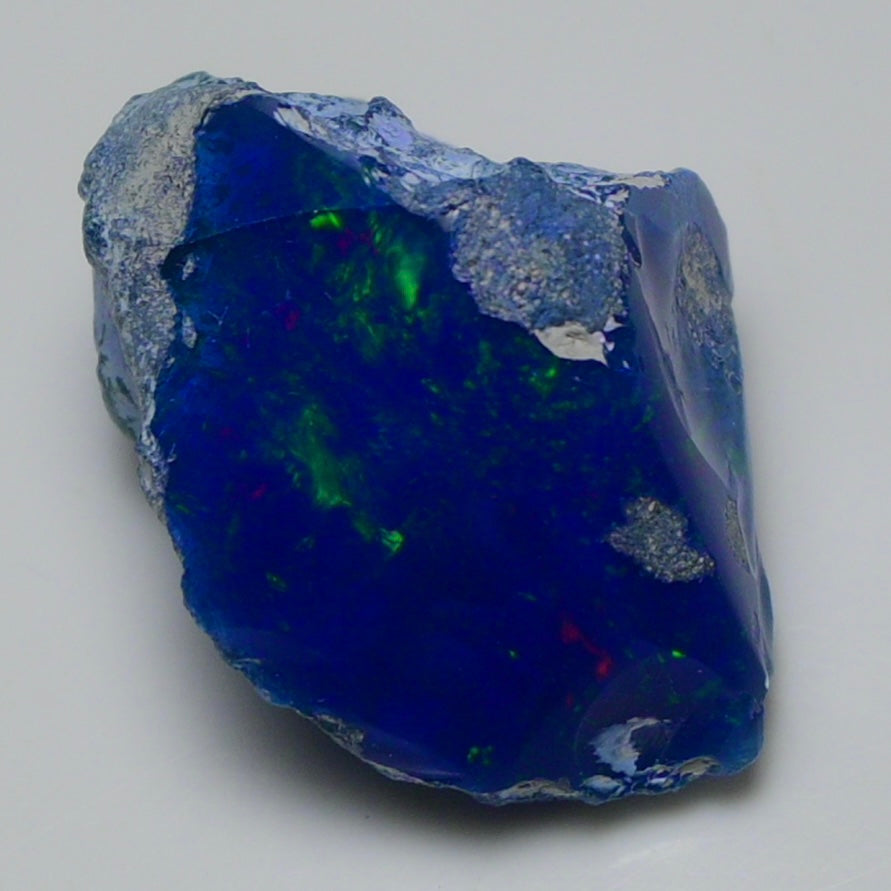 Rare Blue Opal 20.35 Carats | Natural Blue Ethiopian Opal Rough - Ready for Cutting & Jewelry!