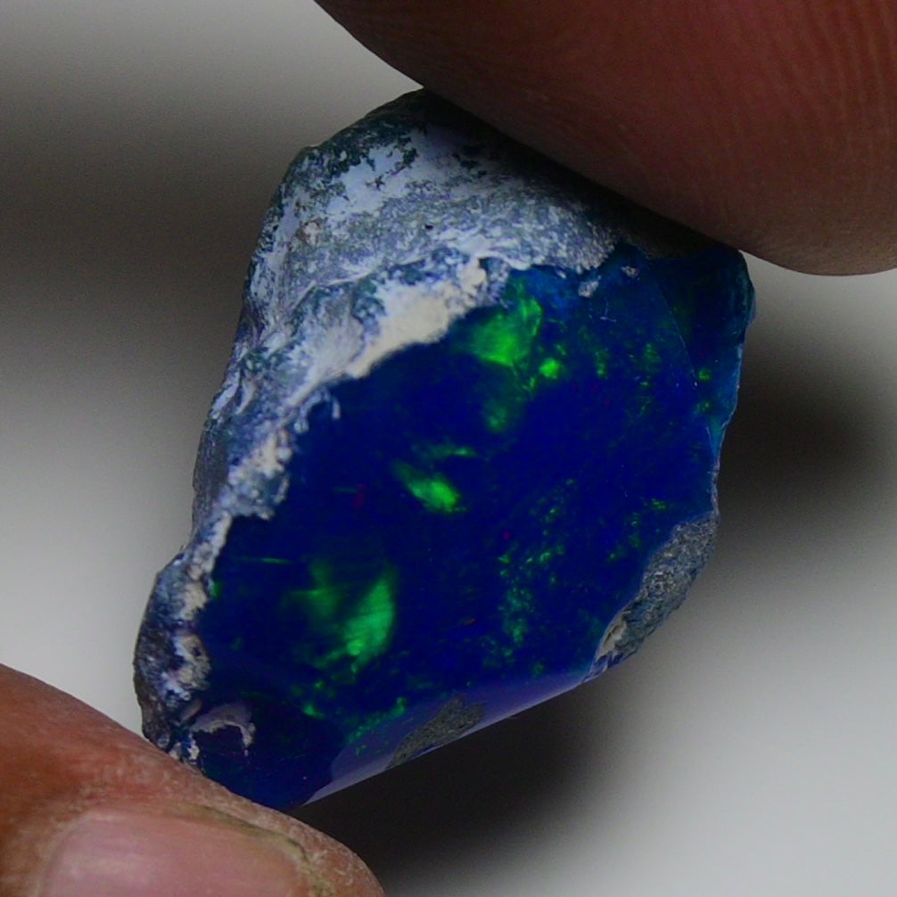 Rare Blue Opal 20.35 Carats | Natural Blue Ethiopian Opal Rough - Ready for Cutting & Jewelry!