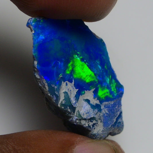Rare Blue Opal 14.55 Carats | Natural Blue Ethiopian Opal Rough - Ready for Cutting & Jewelry!