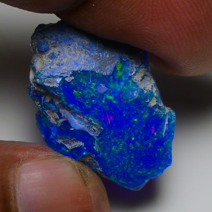 Rare Blue Opal 11.70 Carats | Natural Blue Ethiopian Opal Rough - Ready for Cutting & Jewelry!