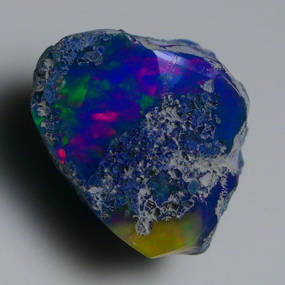 Rare Blue Opal 37.50 Carats | Natural Blue Ethiopian Opal Rough - Ready for Cutting & Jewelry!