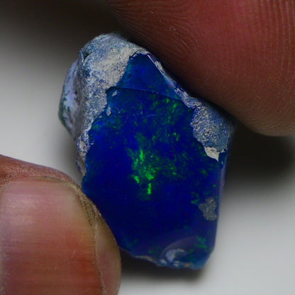 Rare Blue Opal 20.35 Carats | Natural Blue Ethiopian Opal Rough - Ready for Cutting & Jewelry!
