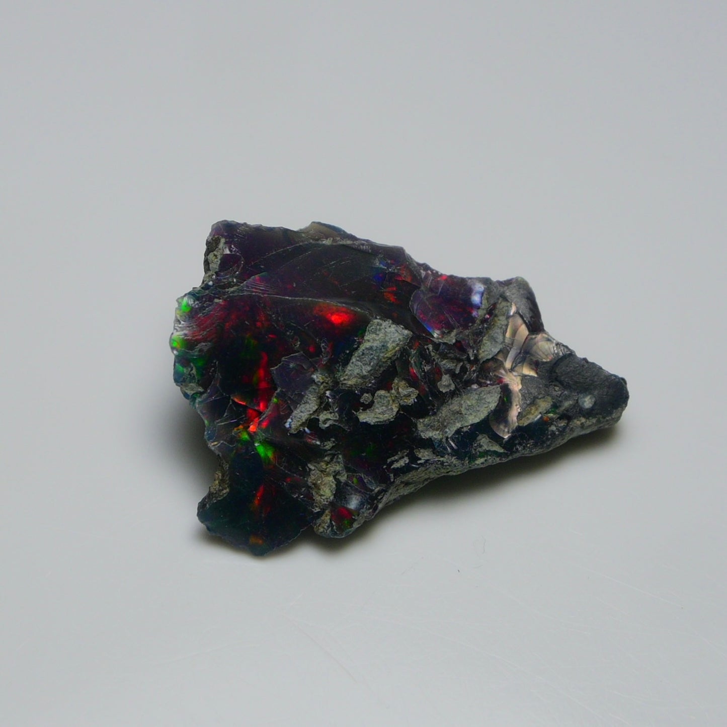 Rare Black Opal 16.10 Carats | Natural Black Ethiopian Opal Rough - Ready for Cutting & Jewelry!