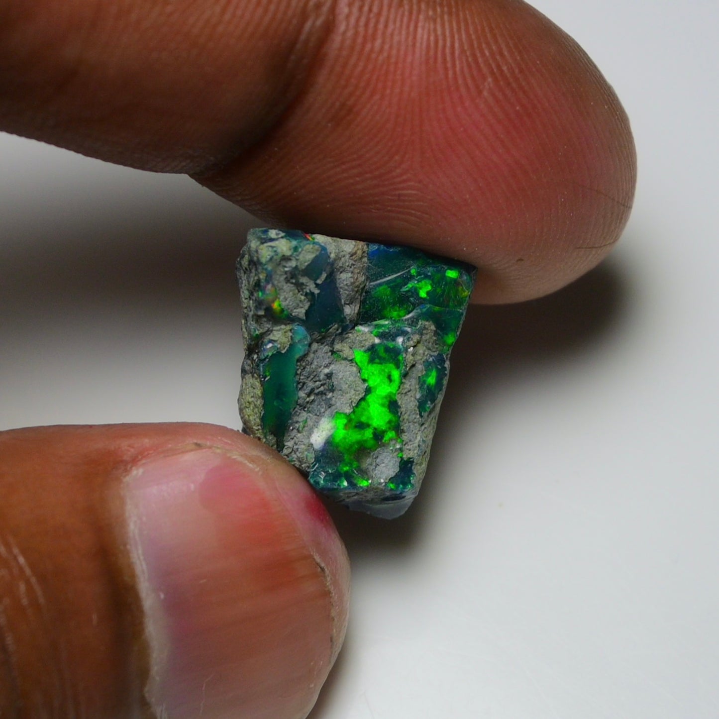 Rare Black Opal 10.30 Carats | Natural Black Ethiopian Opal Rough - Ready for Cutting & Jewelry!