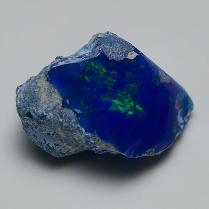 Rare Blue Opal 20.35 Carats | Natural Blue Ethiopian Opal Rough - Ready for Cutting & Jewelry!