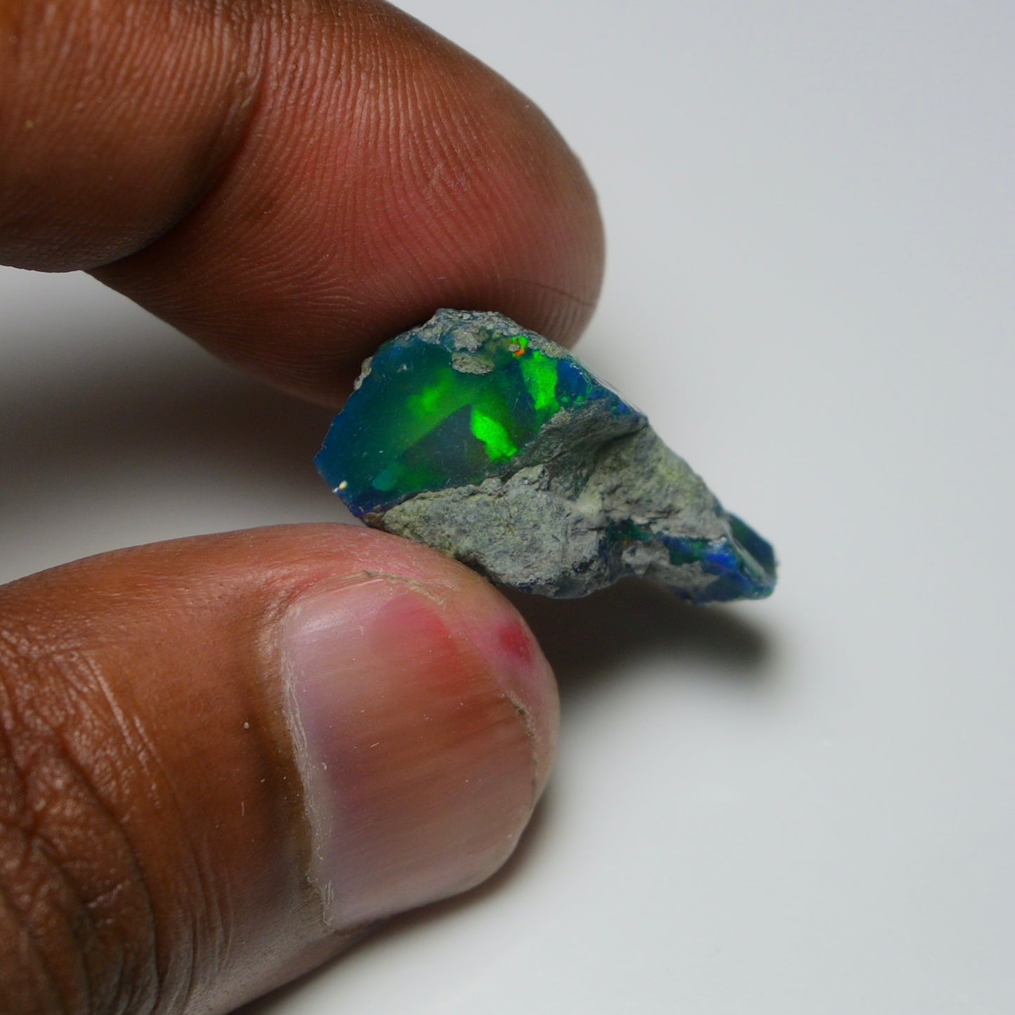 Rare Black Opal 12.30 Carats | Natural Black Ethiopian Opal Rough - Ready for Cutting & Jewelry!