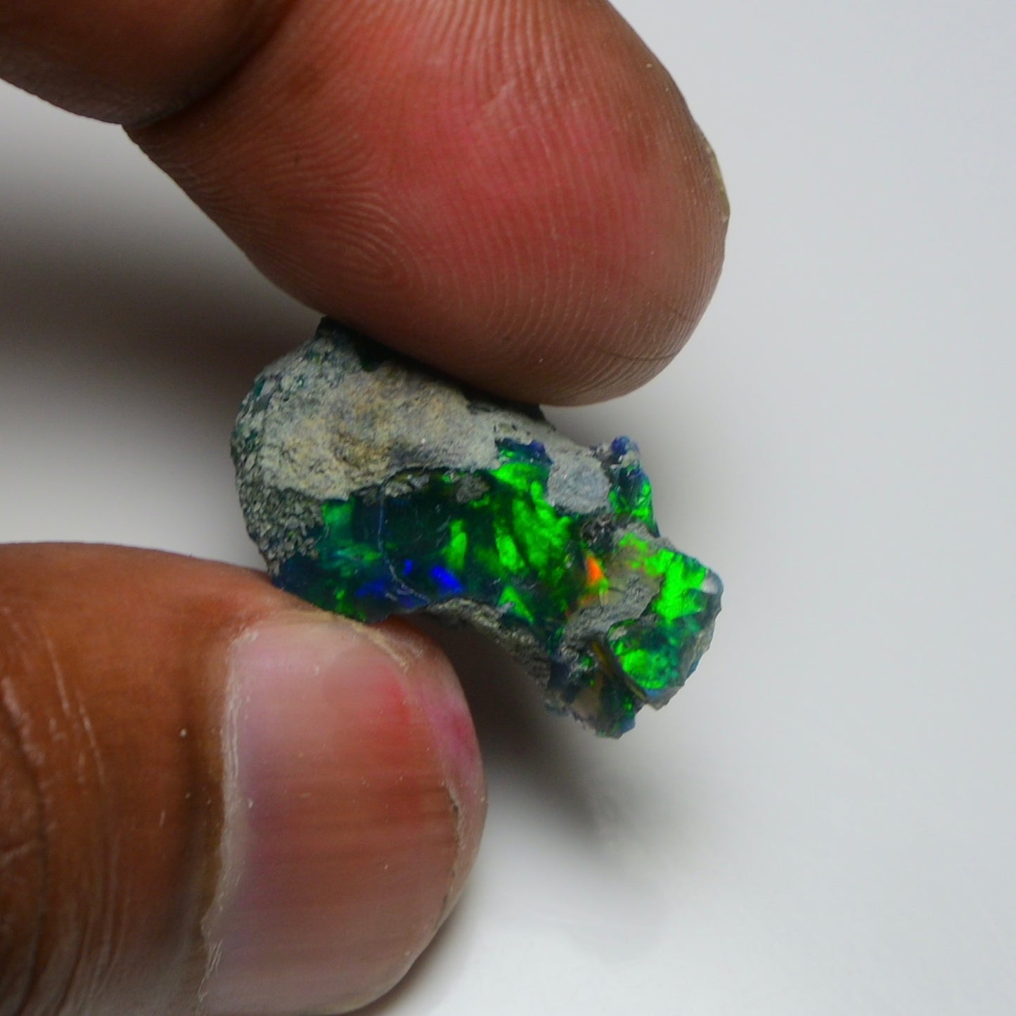 Rare Black Opal 12.30 Carats | Natural Black Ethiopian Opal Rough - Ready for Cutting & Jewelry!