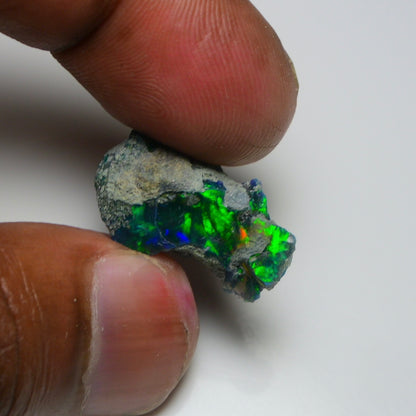 Rare Black Opal 12.30 Carats | Natural Black Ethiopian Opal Rough - Ready for Cutting & Jewelry!