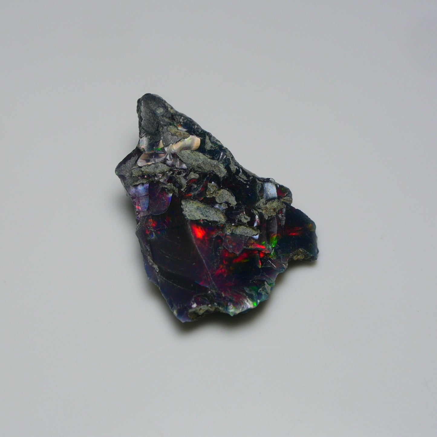 Rare Black Opal 16.10 Carats | Natural Black Ethiopian Opal Rough - Ready for Cutting & Jewelry!