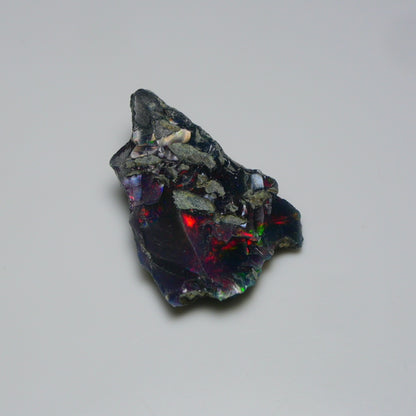 Rare Black Opal 16.10 Carats | Natural Black Ethiopian Opal Rough - Ready for Cutting & Jewelry!