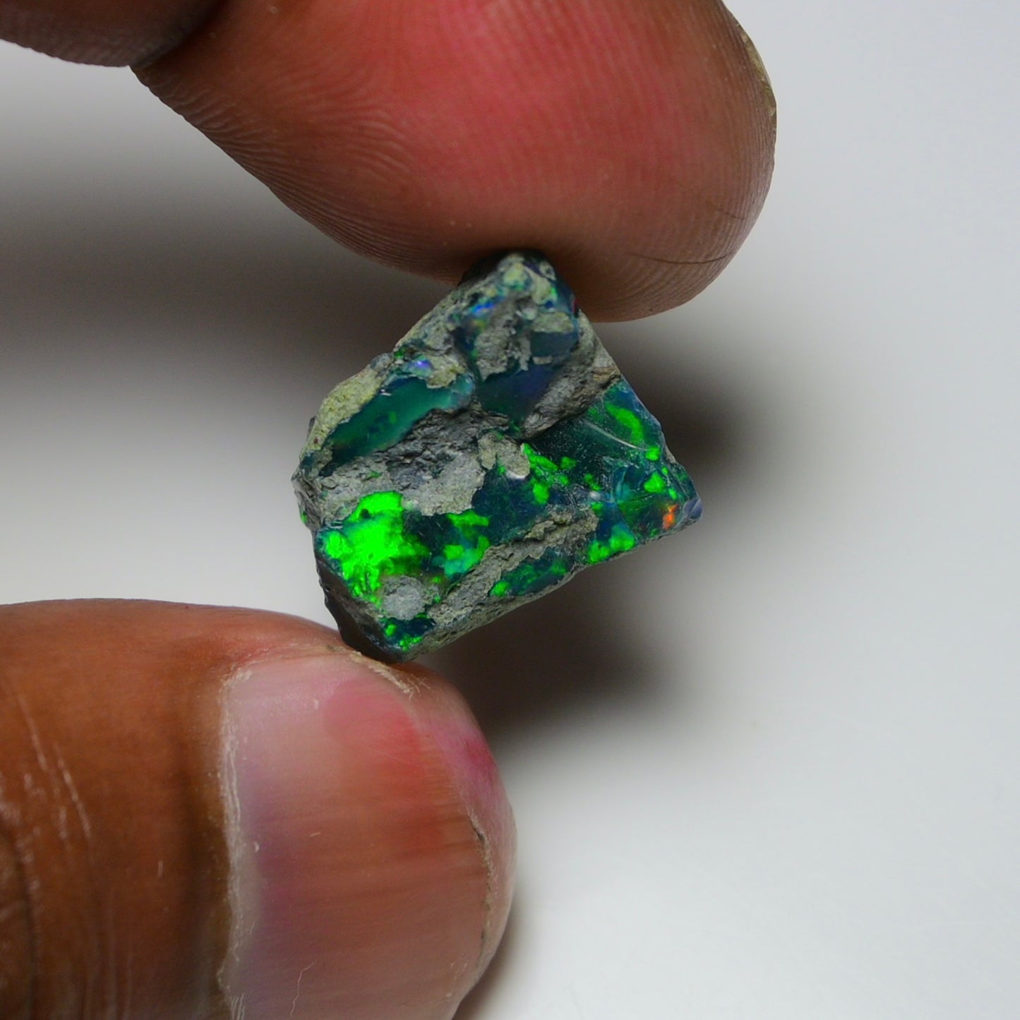 Rare Black Opal 10.30 Carats | Natural Black Ethiopian Opal Rough - Ready for Cutting & Jewelry!