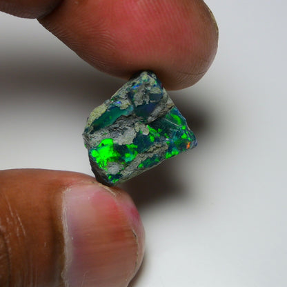 Rare Black Opal 10.30 Carats | Natural Black Ethiopian Opal Rough - Ready for Cutting & Jewelry!
