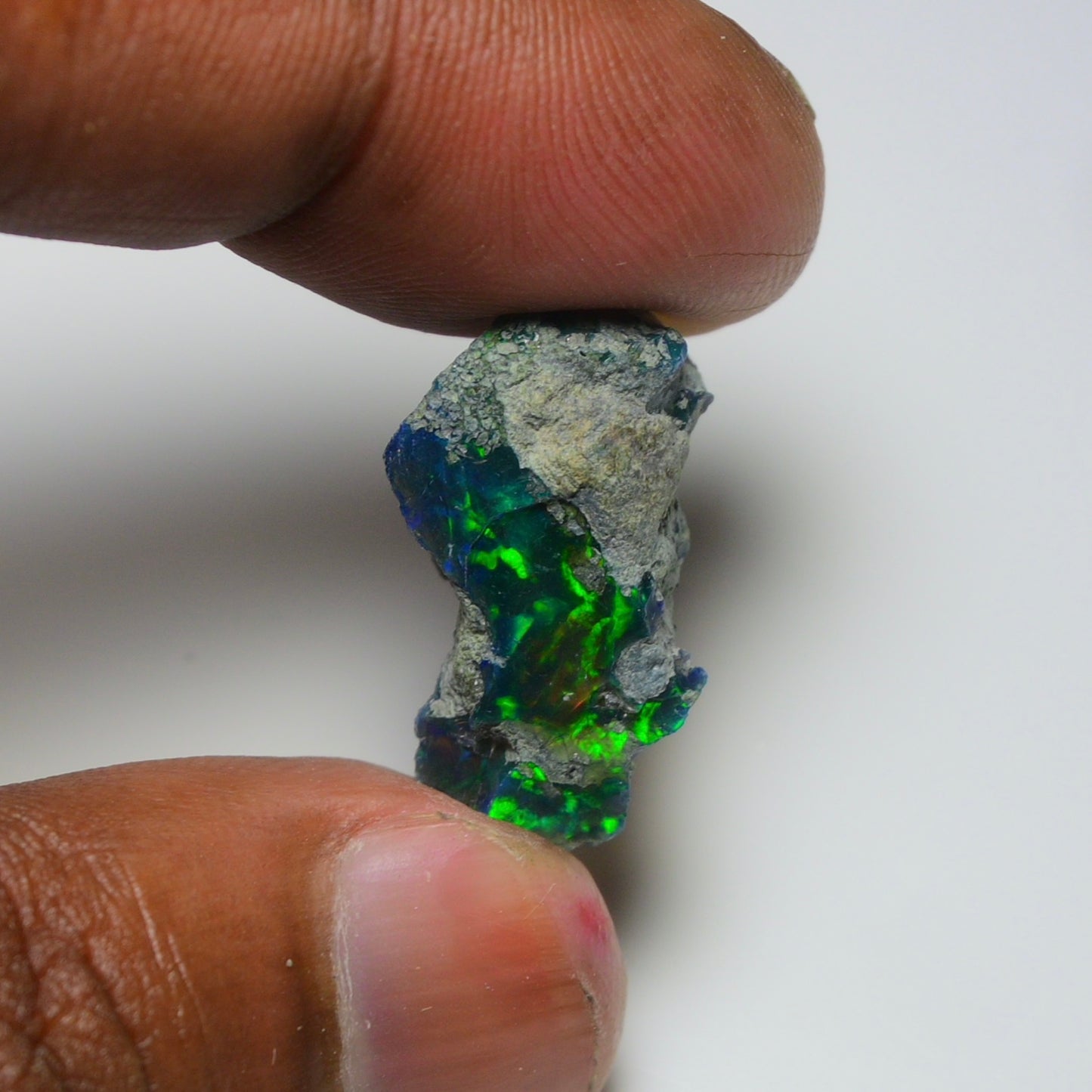 Rare Black Opal 12.30 Carats | Natural Black Ethiopian Opal Rough - Ready for Cutting & Jewelry!