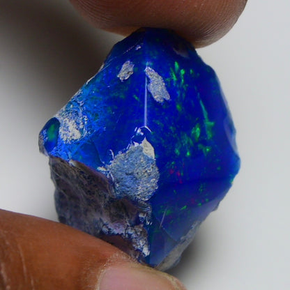 Rare Blue Opal 20.35 Carats | Natural Blue Ethiopian Opal Rough - Ready for Cutting & Jewelry!