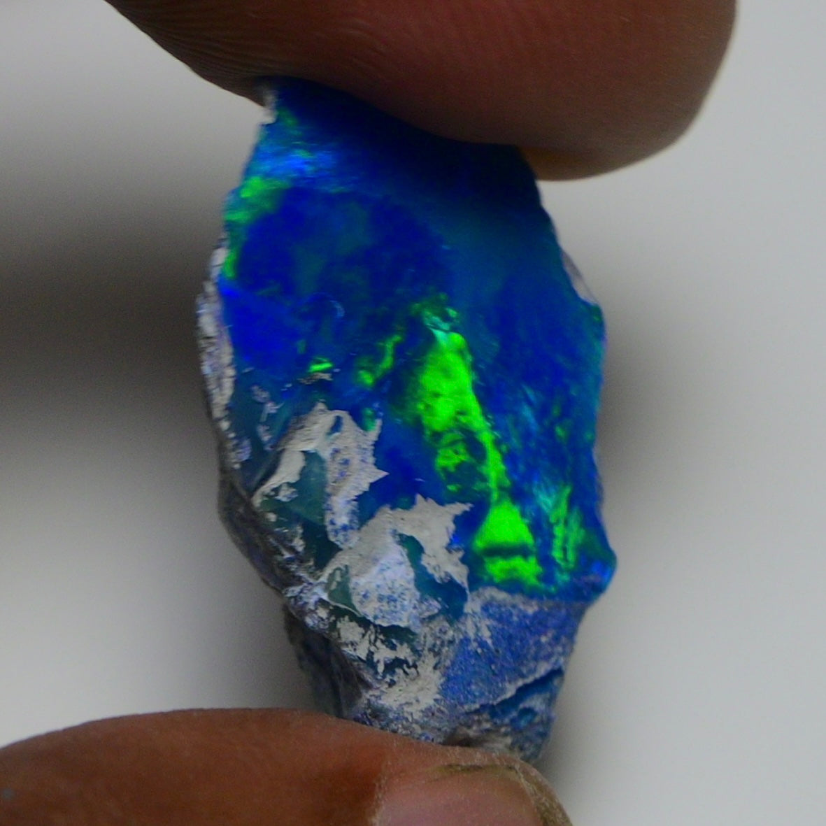 Rare Blue Opal 14.55 Carats | Natural Blue Ethiopian Opal Rough - Ready for Cutting & Jewelry!