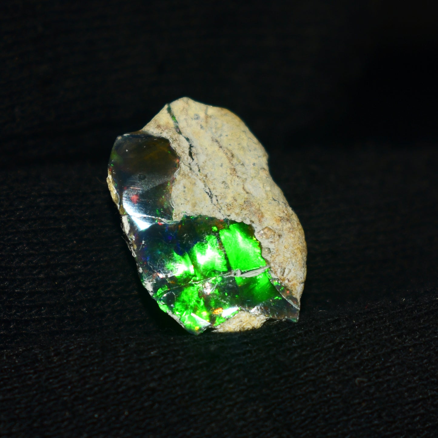 Black Opal Rough 9.30 Carats | Natural Ethiopian Opal Rough - Ready for Cutting & Jewelry | AAA Grade Opal Raw