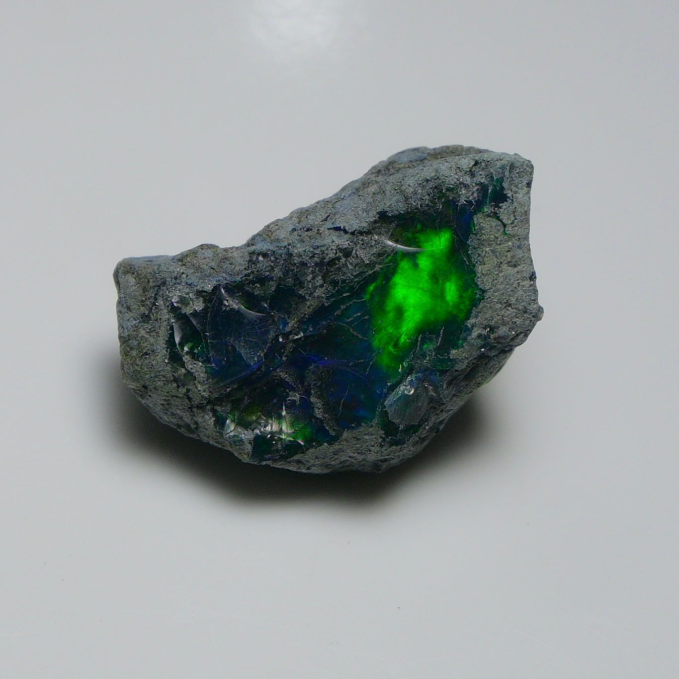 Rare Black Opal 17.65 Carats | Natural Black Ethiopian Opal Rough - Ready for Cutting & Jewelry!