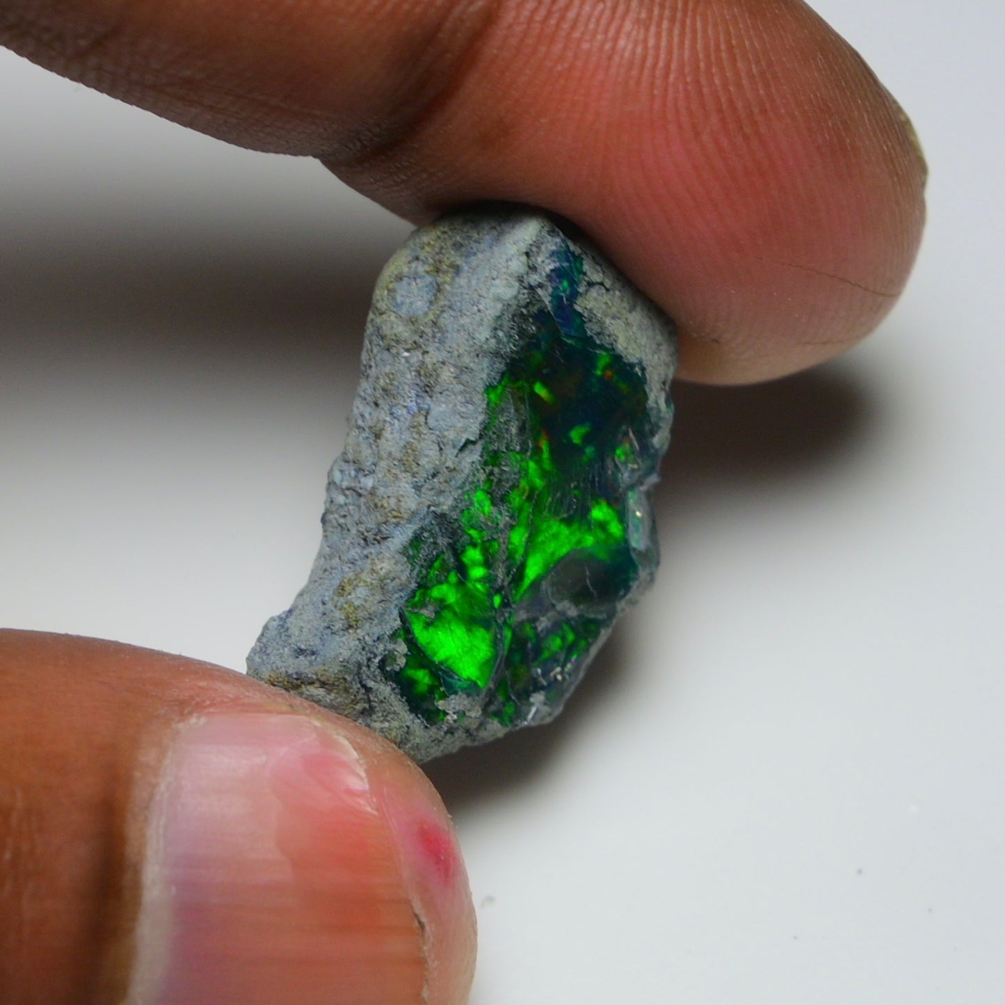Rare Black Opal 17.65 Carats | Natural Black Ethiopian Opal Rough - Ready for Cutting & Jewelry!