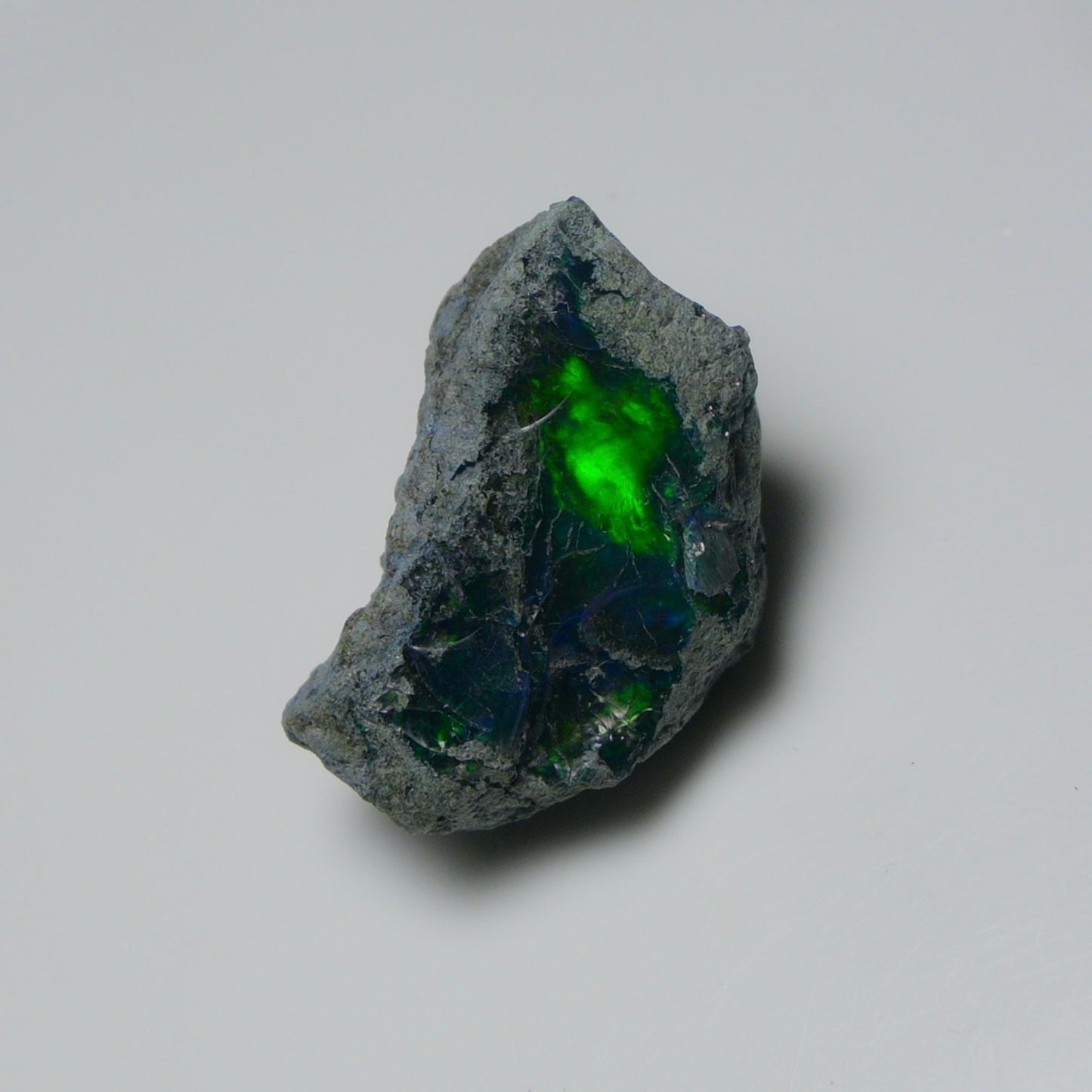 Rare Black Opal 17.65 Carats | Natural Black Ethiopian Opal Rough - Ready for Cutting & Jewelry!