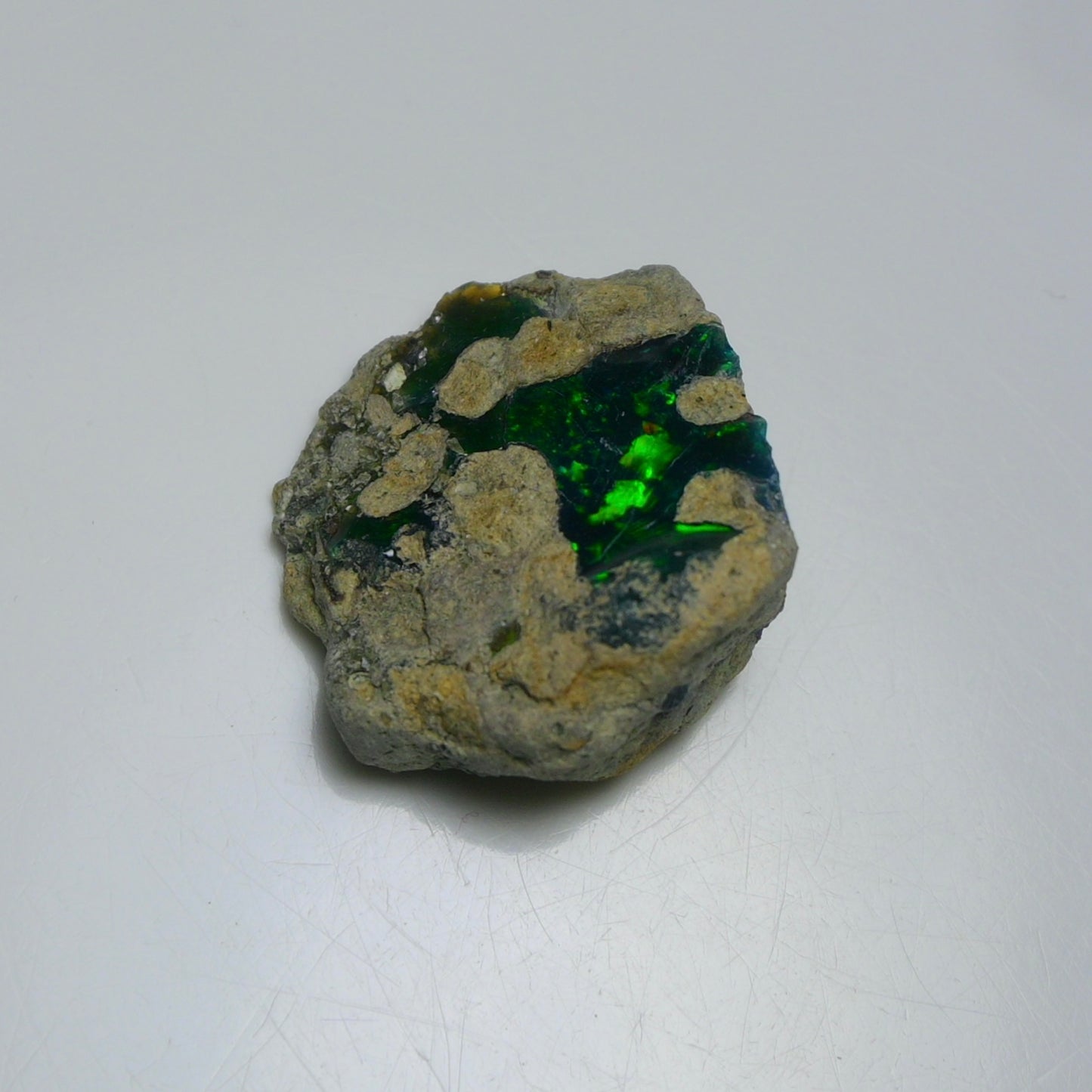 Rare Black Opal 23.30 Carats | Natural Black Ethiopian Opal Rough - Ready for Cutting & Jewelry!