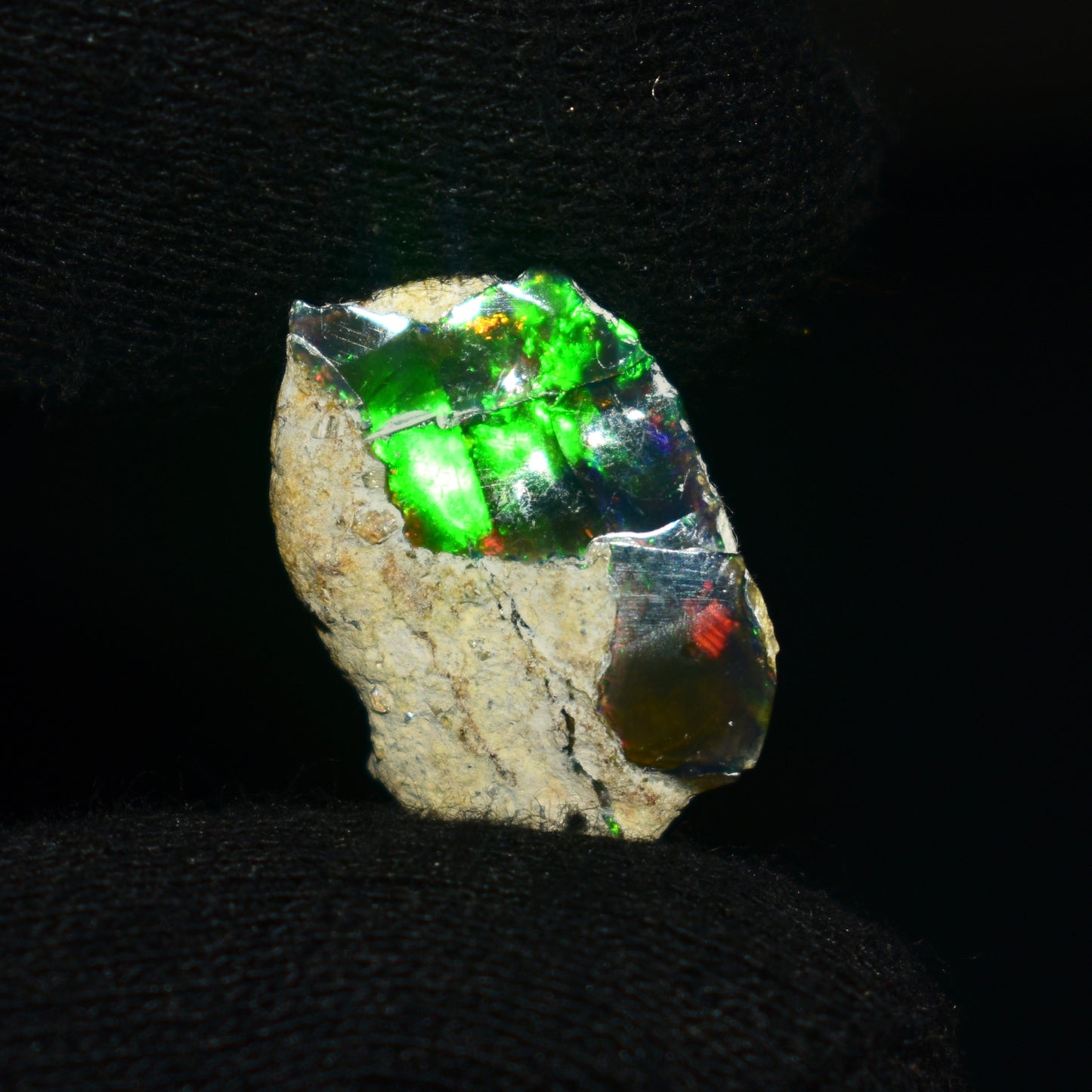 Black Opal Rough 9.30 Carats | Natural Ethiopian Opal Rough - Ready for Cutting & Jewelry | AAA Grade Opal Raw