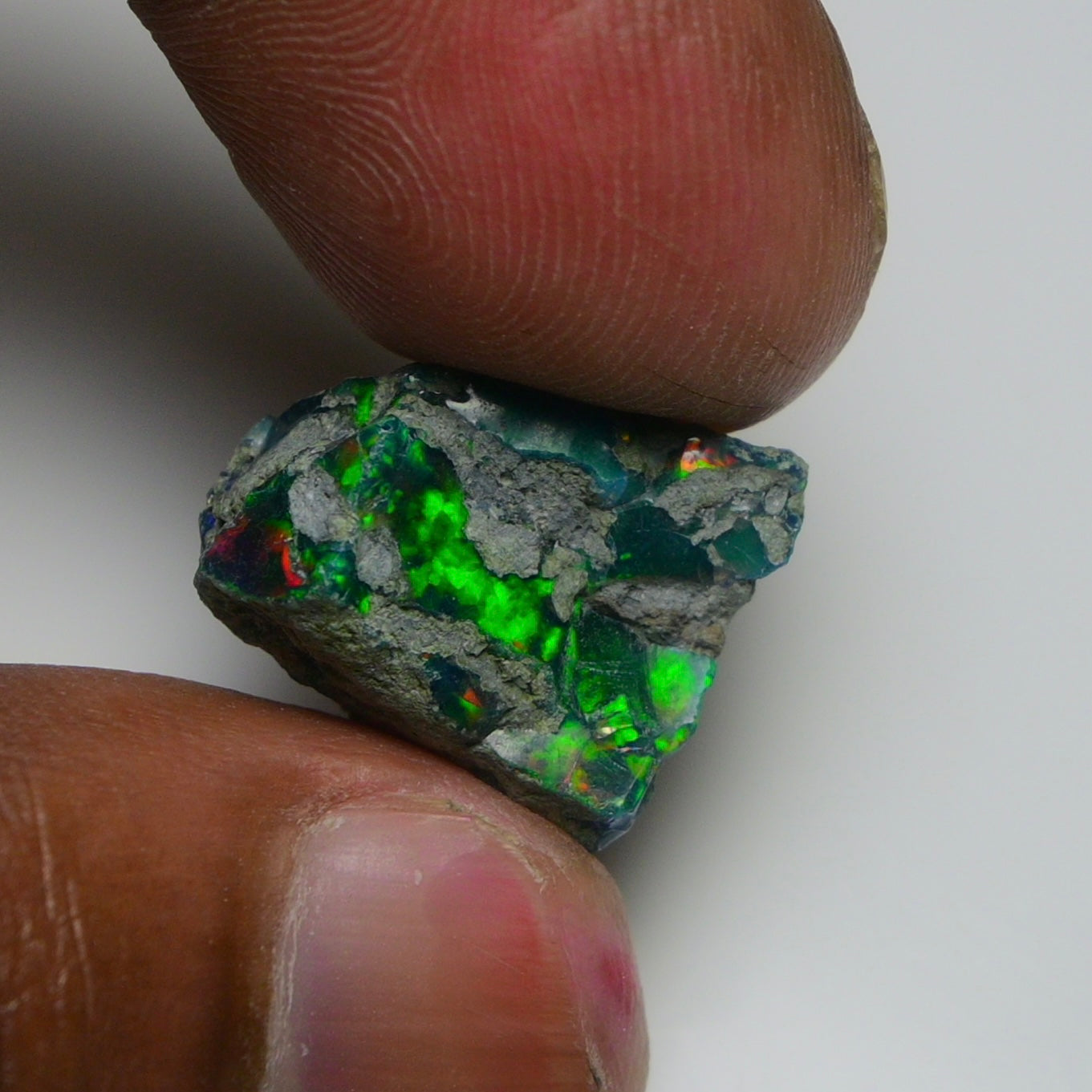 Rare Black Opal 10.30 Carats | Natural Black Ethiopian Opal Rough - Ready for Cutting & Jewelry!