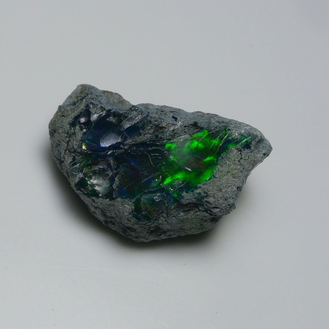 Rare Black Opal 17.65 Carats | Natural Black Ethiopian Opal Rough - Ready for Cutting & Jewelry!