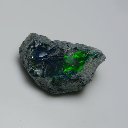 Rare Black Opal 17.65 Carats | Natural Black Ethiopian Opal Rough - Ready for Cutting & Jewelry!
