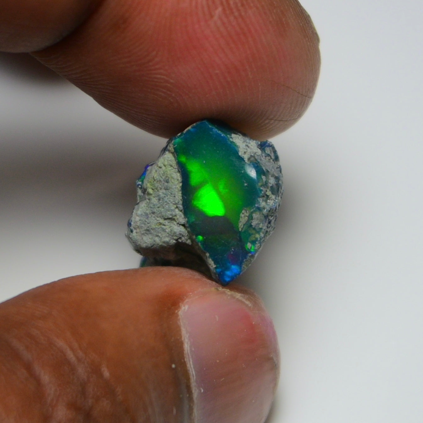 Rare Black Opal 12.30 Carats | Natural Black Ethiopian Opal Rough - Ready for Cutting & Jewelry!