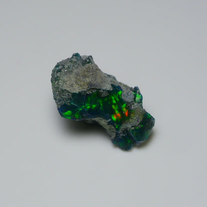 Rare Black Opal 12.30 Carats | Natural Black Ethiopian Opal Rough - Ready for Cutting & Jewelry!