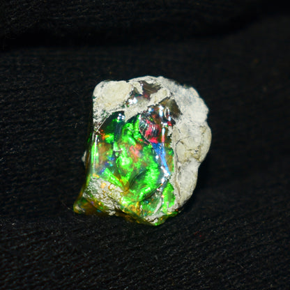 Black Opal Rough 6.95 Carats | Natural Ethiopian Opal Rough - Ready for Cutting & Jewelry | AAA Grade Opal Raw