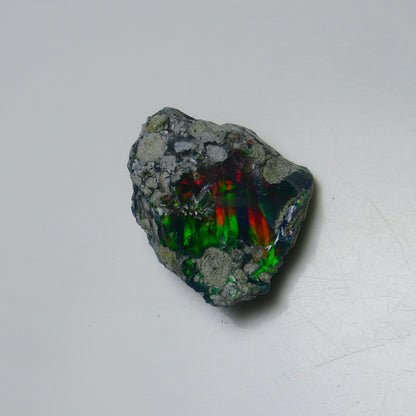 Rare Black Opal 10.70 Carats | Natural Black Ethiopian Opal Rough - Ready for Cutting & Jewelry!