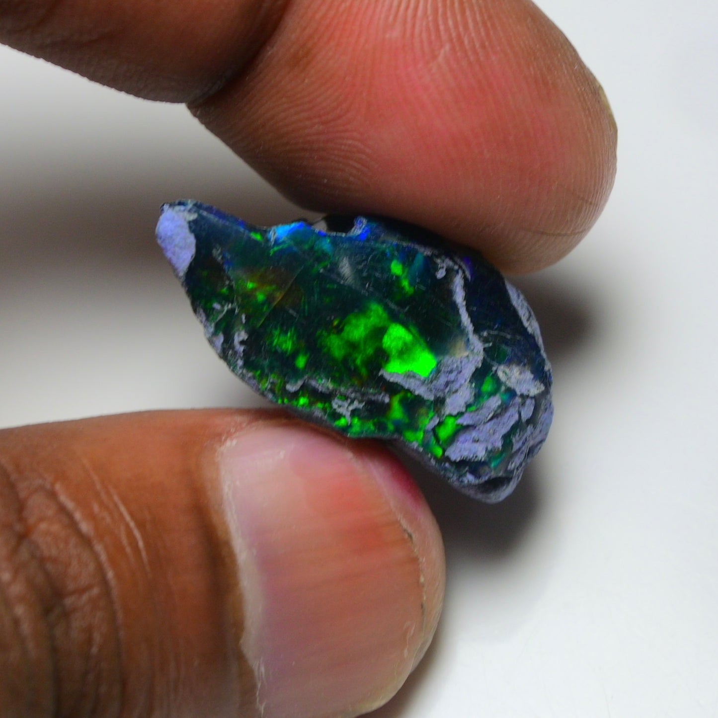 Rare Black Opal 17.90 Carats | Natural Black Ethiopian Opal Rough - Ready for Cutting & Jewelry!