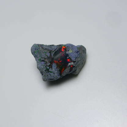 Rare Black Opal 13.00 Carats | Natural Black Ethiopian Opal Rough - Ready for Cutting & Jewelry!
