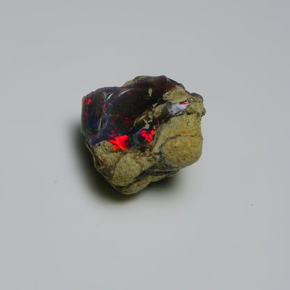 Rare Black Opal 15.85 Carats | Natural Black Ethiopian Opal Rough - Ready for Cutting & Jewelry!
