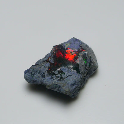 Rare Black Opal 13.00 Carats | Natural Black Ethiopian Opal Rough - Ready for Cutting & Jewelry!