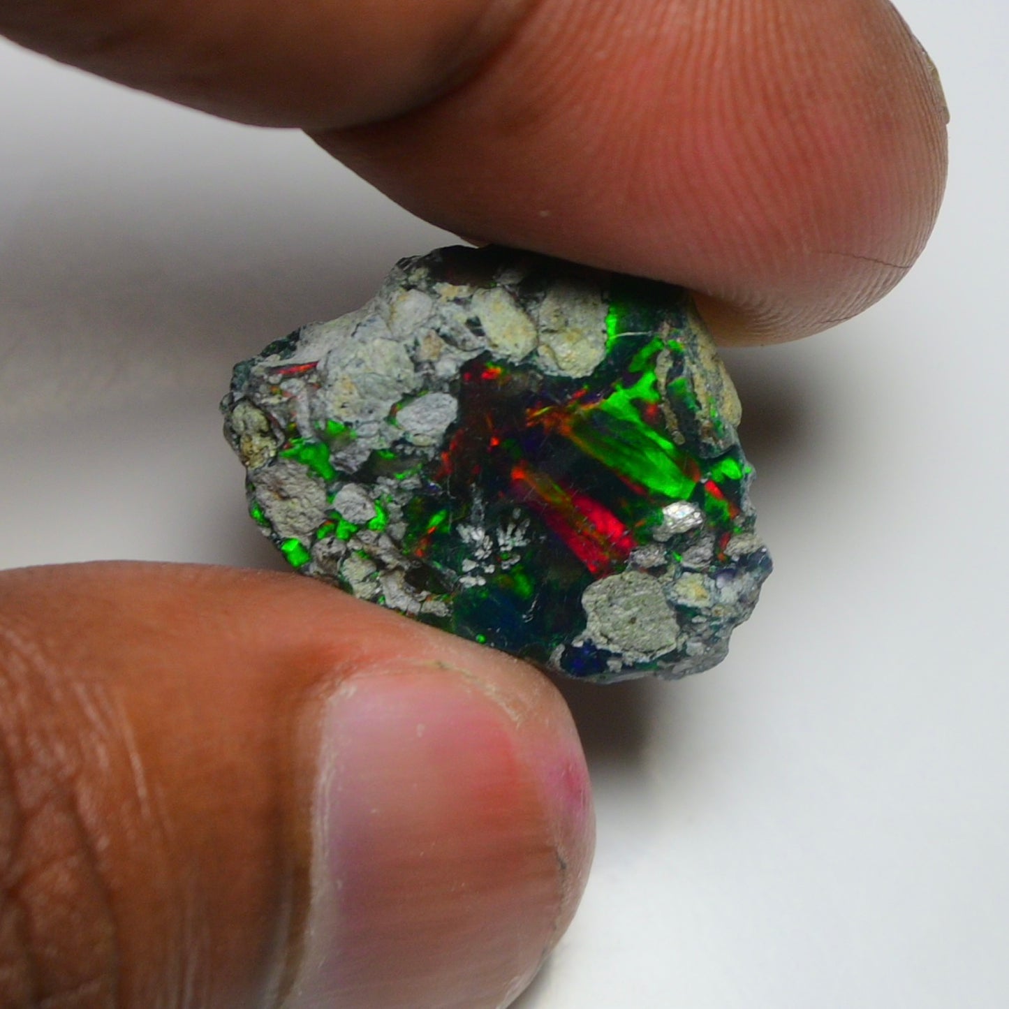 Rare Black Opal 10.70 Carats | Natural Black Ethiopian Opal Rough - Ready for Cutting & Jewelry!