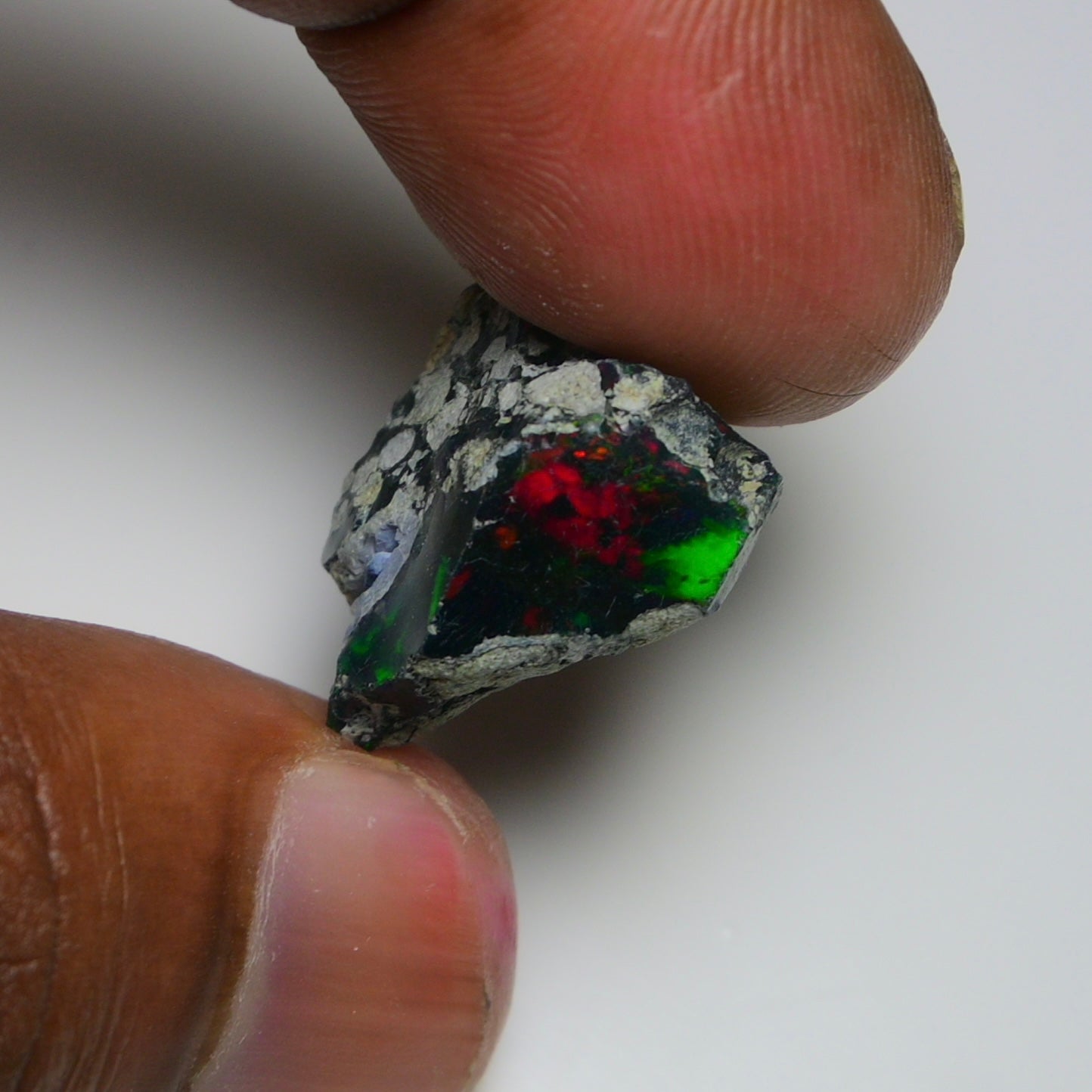 Rare Black Opal 13.70 Carats | Natural Black Ethiopian Opal Rough - Ready for Cutting & Jewelry!