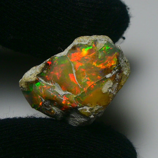 White Opal 23.70 Carats | Natural White Ethiopian Opal Rough - Ready for Cutting & Jewelry!