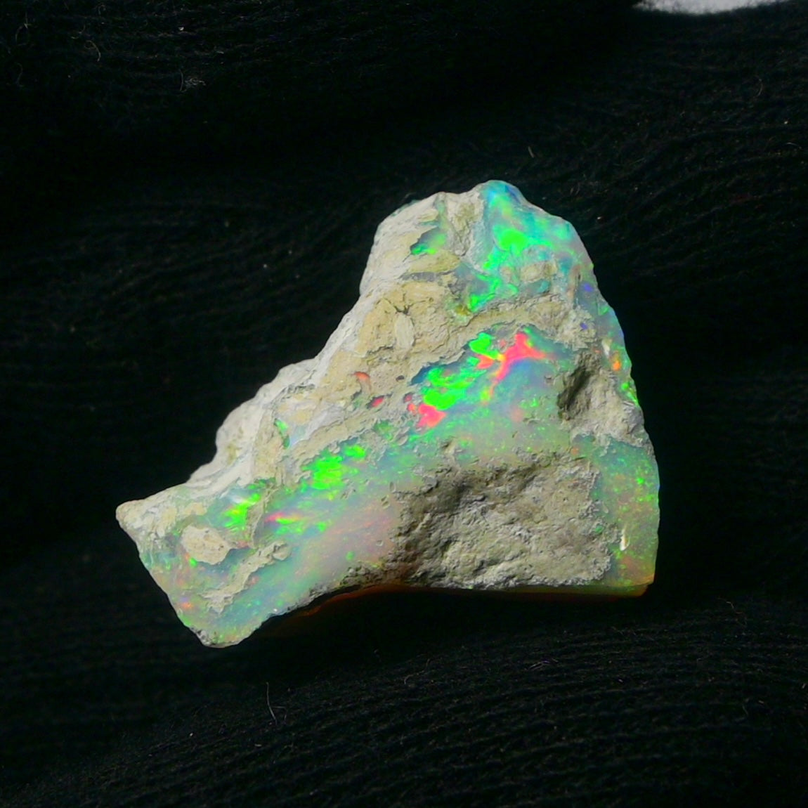 White Opal 15.95 Carats | Natural White Ethiopian Opal Rough - Ready for Cutting & Jewelry!