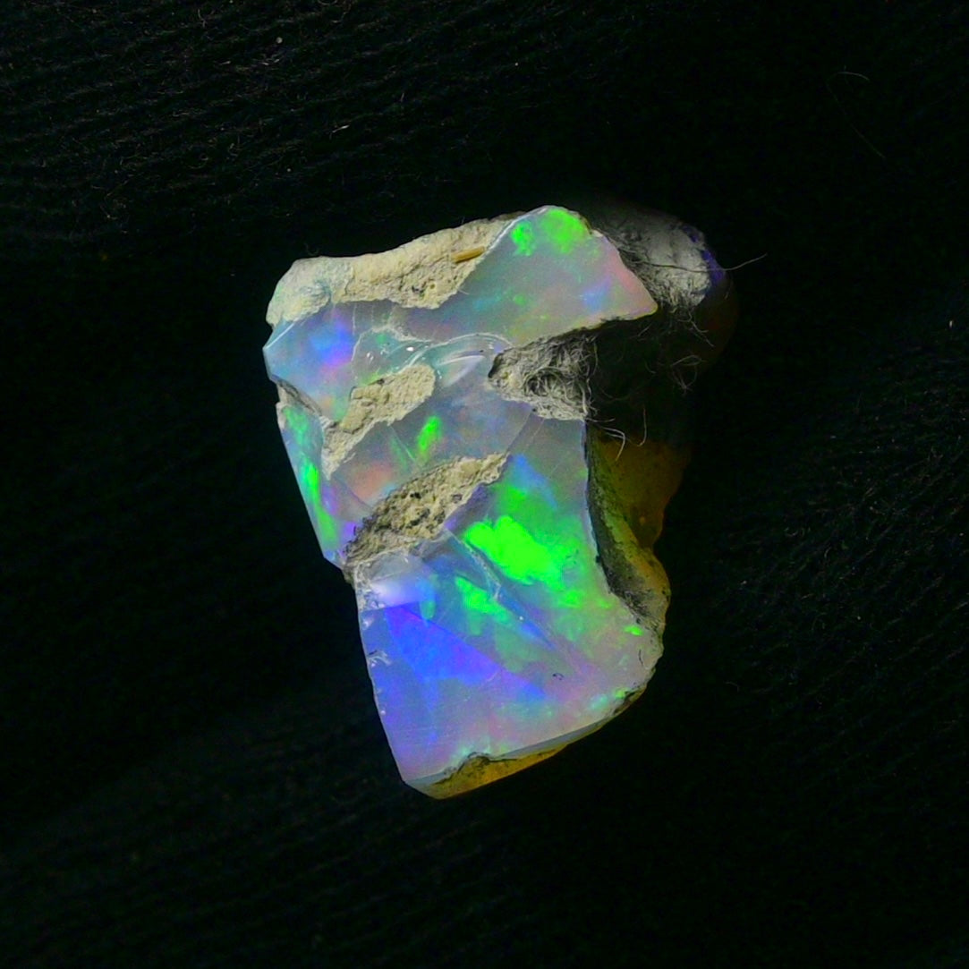 White Opal 12.60 Carats | Natural White Ethiopian Opal Rough - Ready for Cutting & Jewelry!