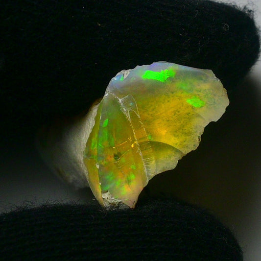 White Opal 13.50 Carats | Natural White Ethiopian Opal Rough - Ready for Cutting & Jewelry!